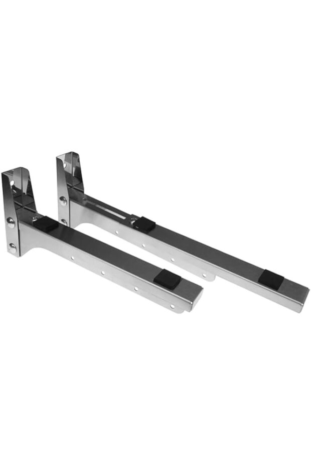 EMBODIMENT Bracket For Microwave Oven, Load Upto 45 kg, Wall-Mounted, Adjustable. (Natural)