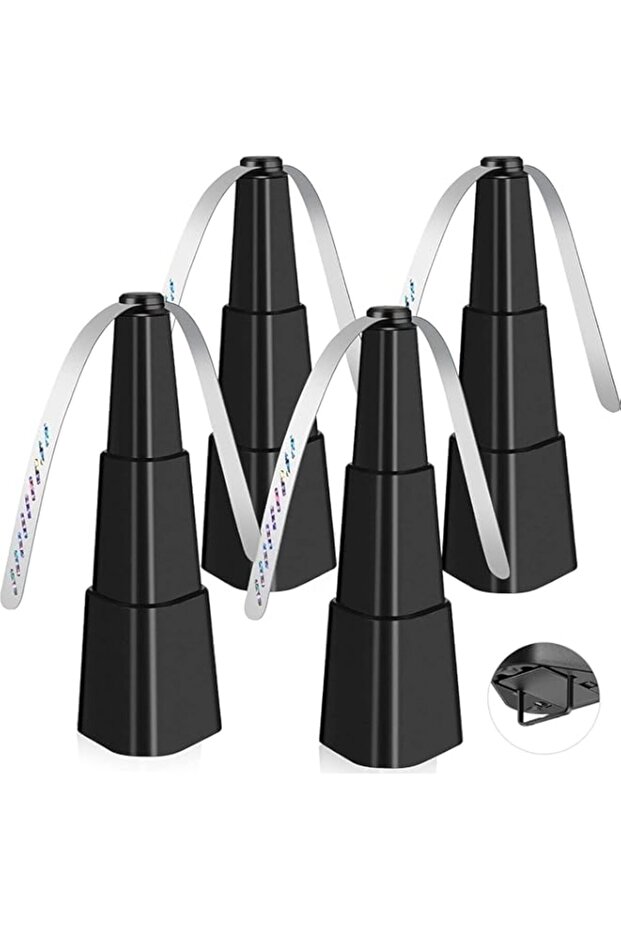 ChicAbode 4 Pack Fly Fans for Tables, Portable Automatic Picnic Table Food Fly Fans, Fly Repellent f