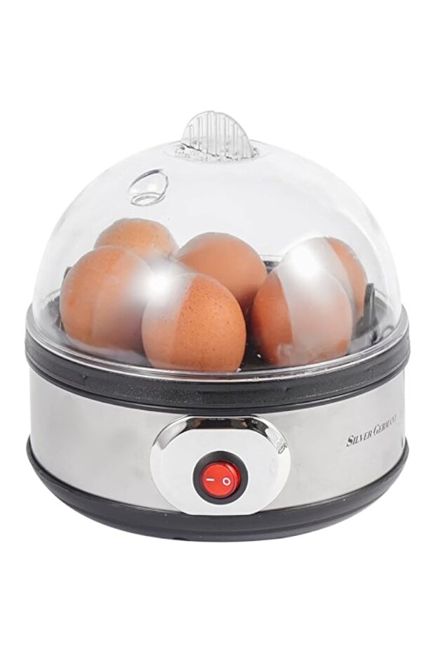 Rapid Egg Boiler Electric 350W, 7-Egg Capacity Soft, Medium, Hard-Boiled Egg Cooker with Auto Shut-O