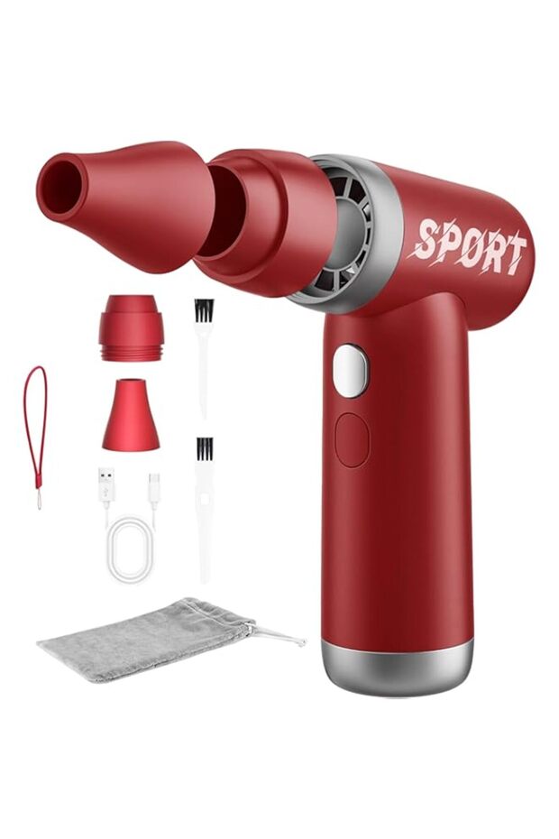 GAYA Portable Hand Held Mini Fan, 110000 RPM Electric Small Blower, Compressed Air Duster, Stylish P
