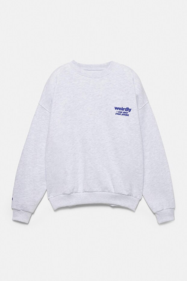 Weirdly grafikli sweatshirt - 6