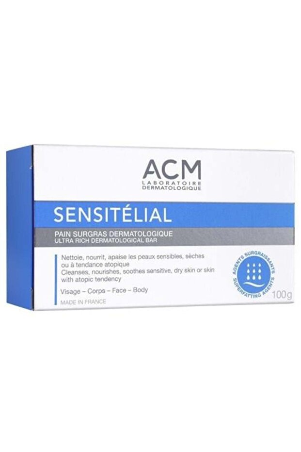 Dry and Sensitive Skin Cleansing Soap Sensitelial 100g - 1