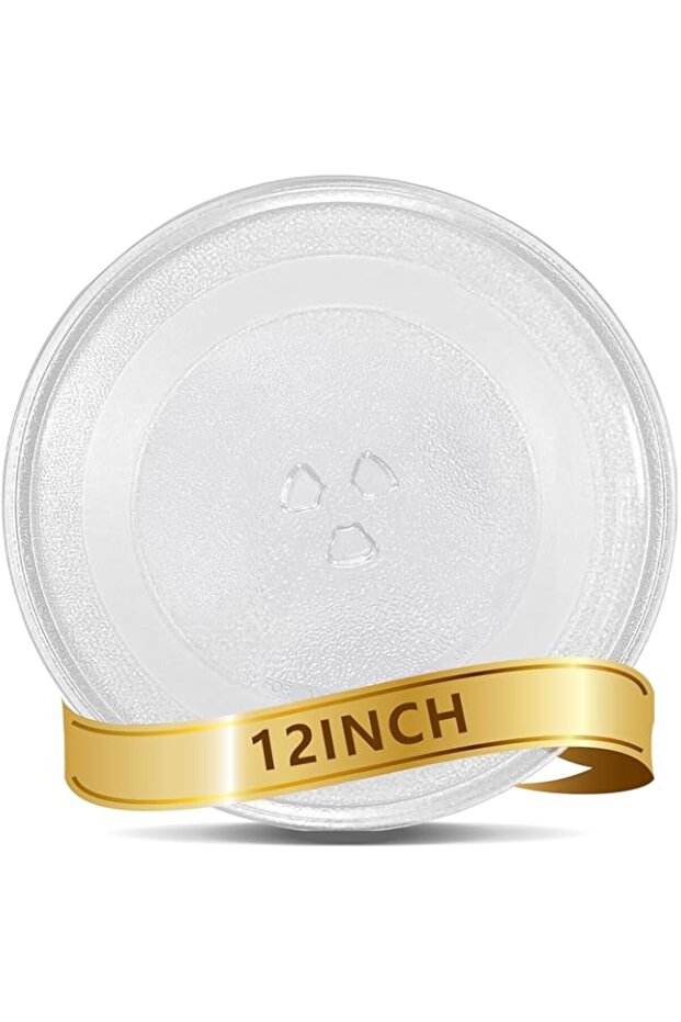 LEICHTEN 12'' Replacement Microwave Glass Plate For Samsung,Whirlpool,Kenmore,GE,Panasonic- Microwav