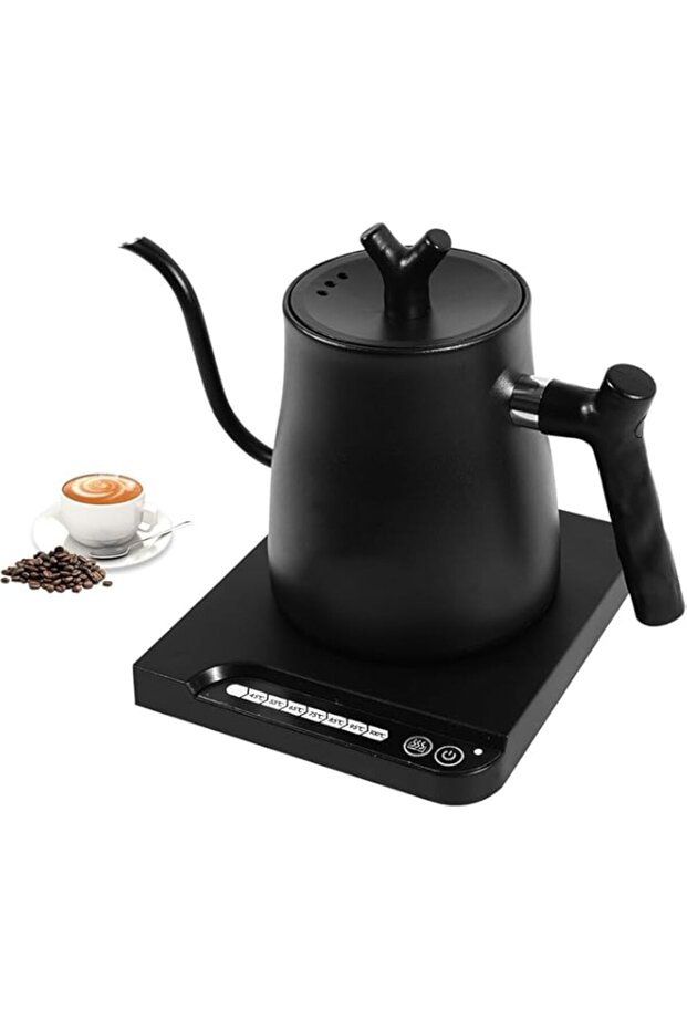 HASTHIP® Electric Gooseneck Kettle 1L, Temperature Control Gooseneck Electric Kettle, with 7 Temper