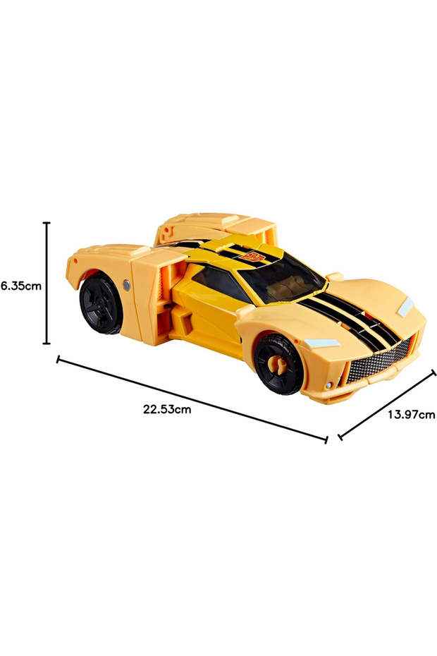 Earth Spark Transformers Deluxe Class Figür Bumblebee 21 Adımda Dönüşebilen Orijinal - 5