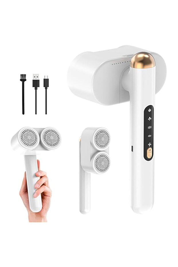 VorsiPro Fabric Shaver, Rechargeable Electric Lint Remover, Sweater Shavers to Remove Pilling with 4 - 1