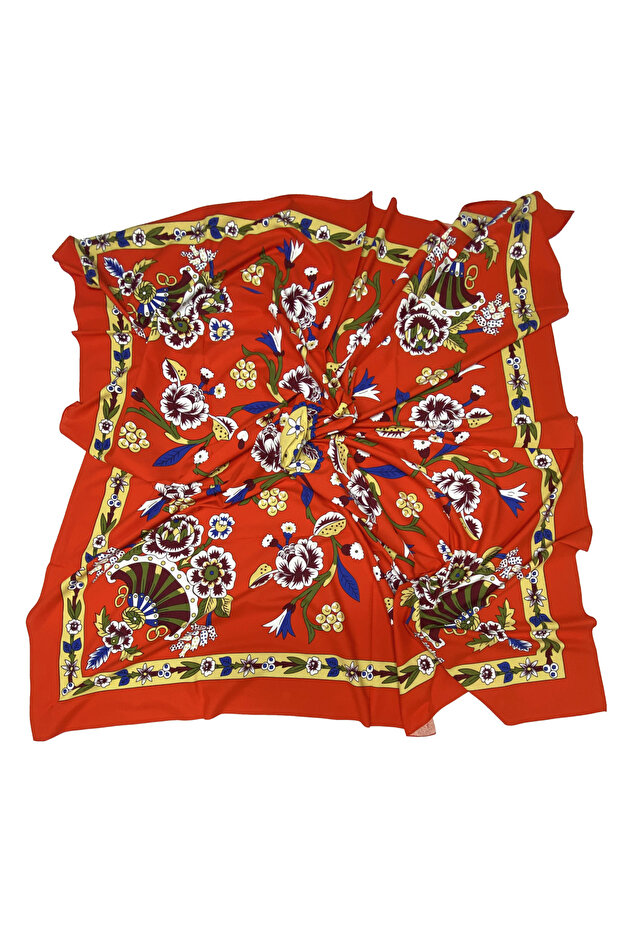 Authentic Patterned Tablecloth 170X170Cm - 100% Cotton - 1