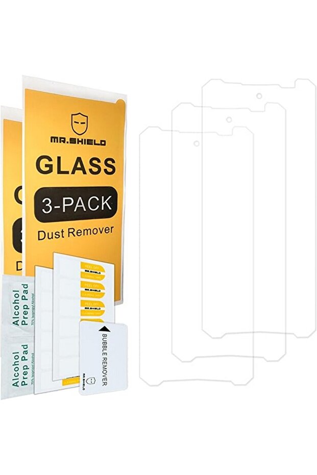 Screen protector compatible with Doogee DK10 [3 pcs.], 9H hardness, - 7