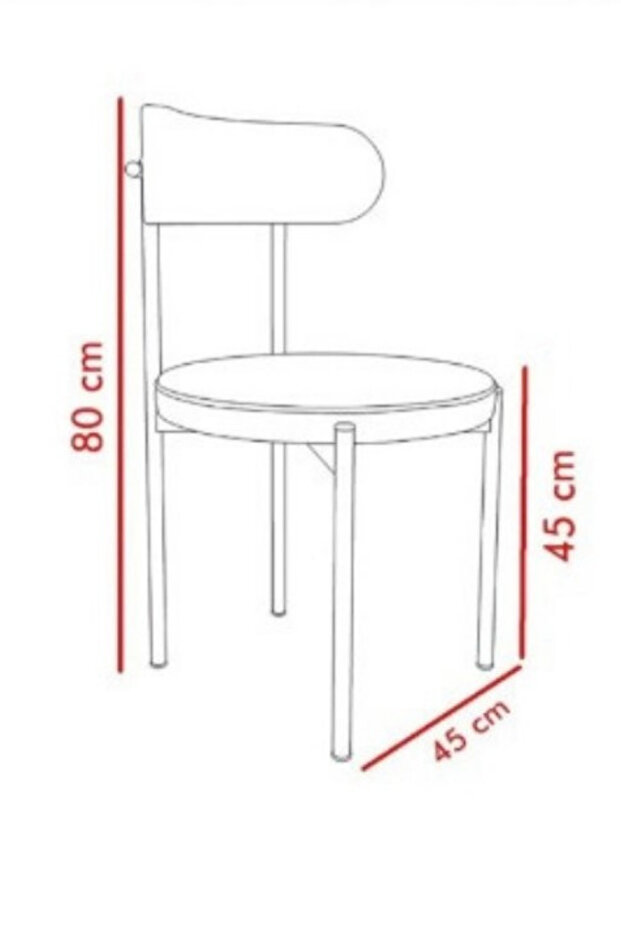 2 Adet, Ahşap Polo Sandalye, - 4