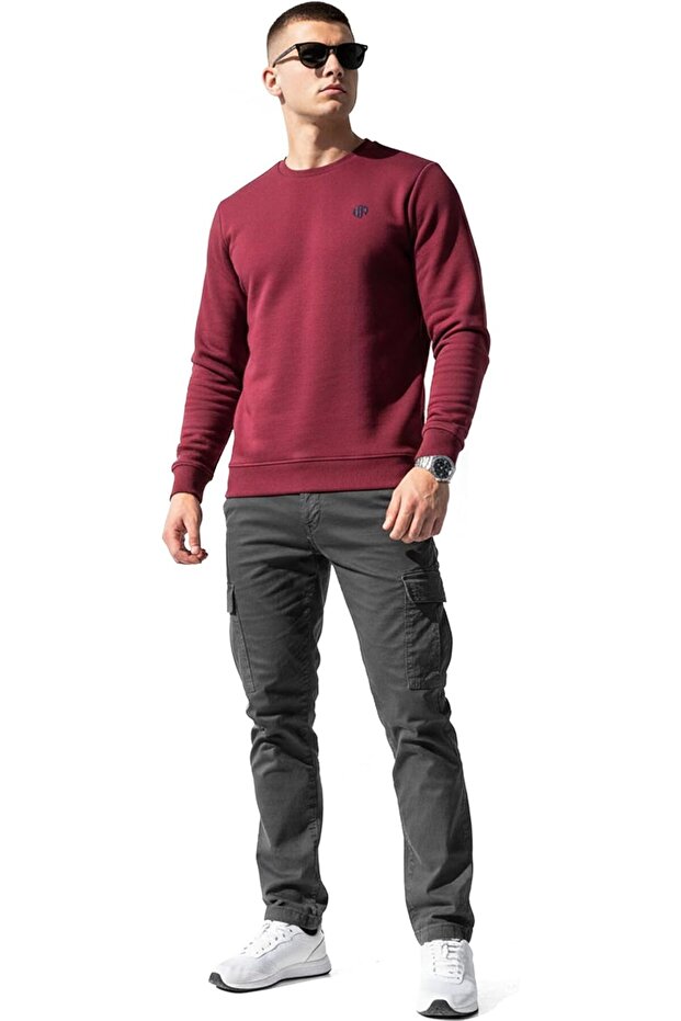 Erkek Basic Logo Sweatshirt NOVA - 2