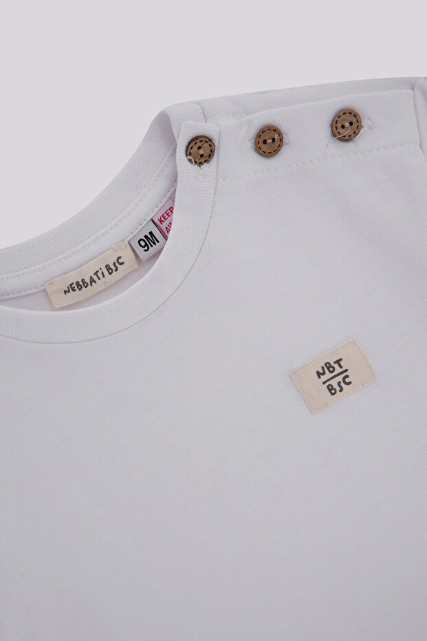 Baby Boy White Tshirt - 3
