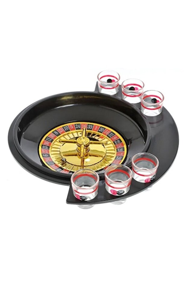 Drinking Game Roulette with Shot Glasses - 1