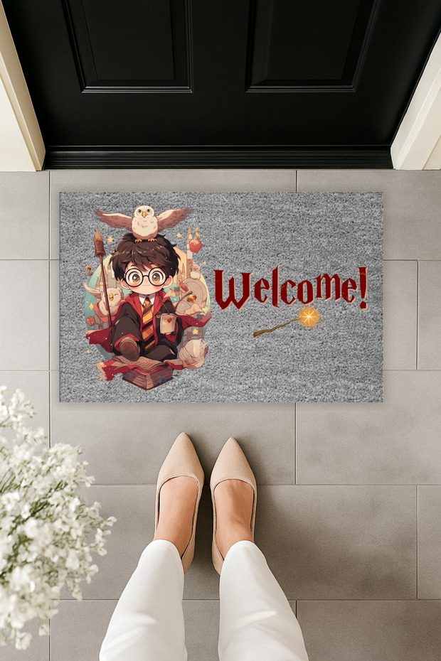 Modern Digital Printing Harry Potter Themed Door Front Mat