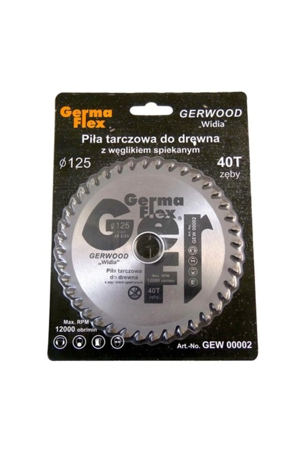 Disc circular vidia, 40 dinti, 125 mm,