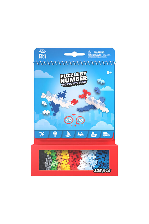 Plus-Plus Activity Pad - Transportation - 1