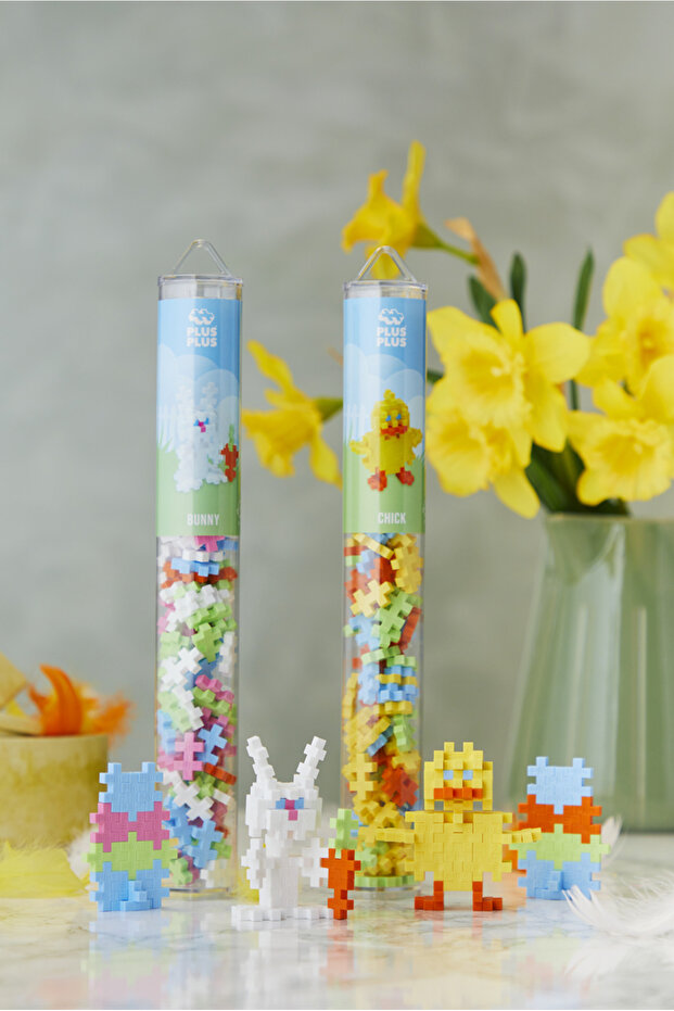 Set constructie Plus-Plus, tub 100 piese, Pui - 2