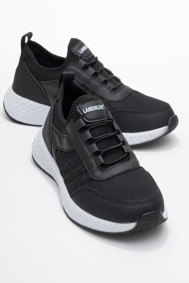 Women's Anorak Sneakers BLACK WHITE