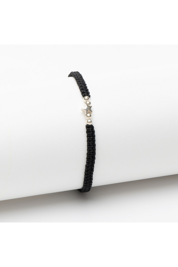 Handmade Adjustable Bracelet Silver Star