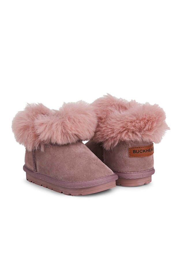 Kız Çocuk Pembe Kürklü Bot BUCK3062 FUNC - 4