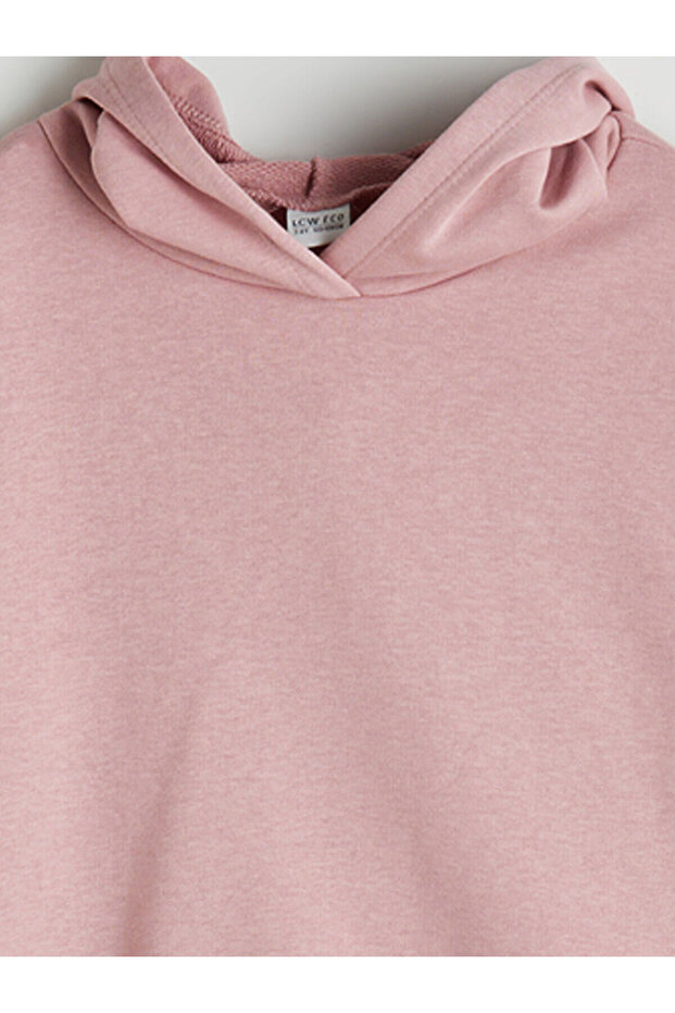 Дівчача кофта з капюшоном Basic - 2