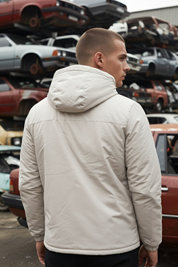 Winter Fur Lined Waterproof and Windproof Coat - 4
