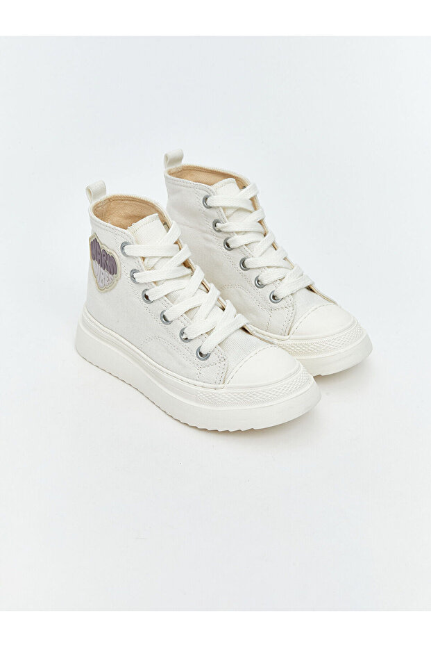 Alita City Lcw Steps White Girls' Sneakers with a Difference