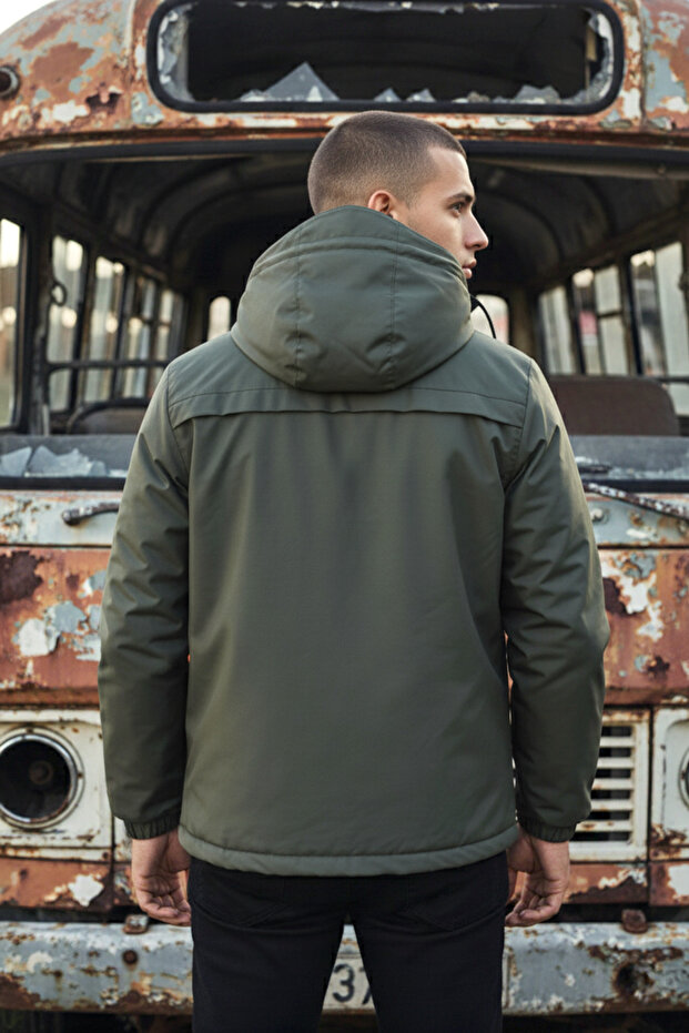 Winter Fur Lined Waterproof and Windproof Coat - 3