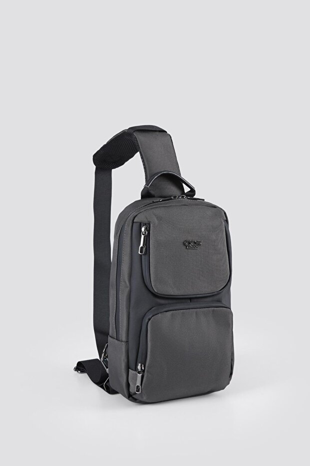 Unisex Tek Askılı USB Girişli Çapraz Çanta - 2