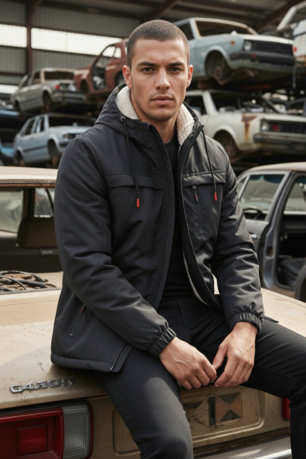 Winter Fur Lined Waterproof and Windproof Coat - 1