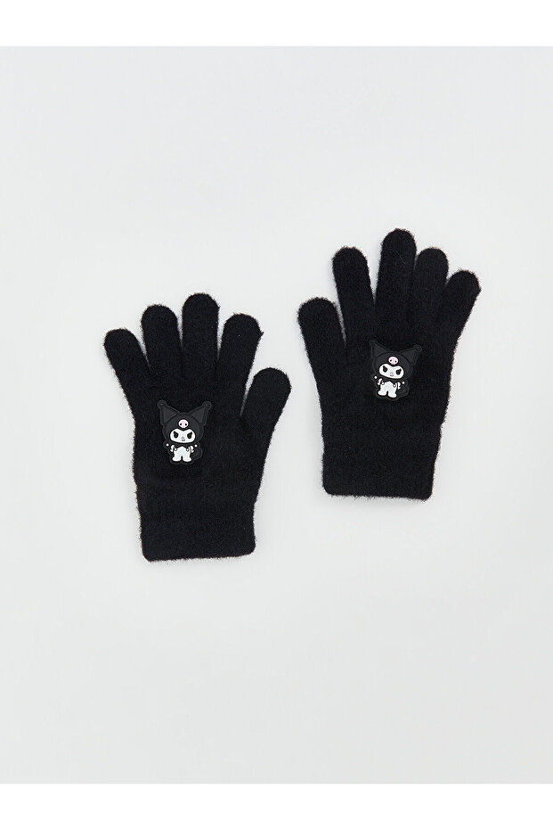 Çnr Kuromi Printed Girls' Gloves
