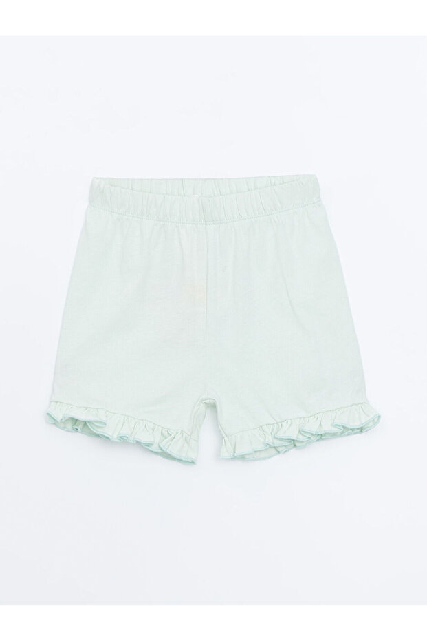 Basic Mädchen Shorts mit elastischem Bund - 1