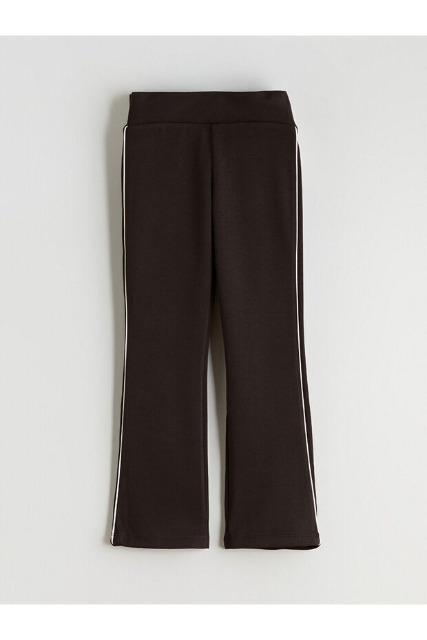 Vizyon Yeni Sezon Beli Lastikli İspanyol Paça Kız Çocuk Tayt - 1