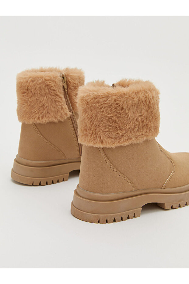 Özmarka Yeni Sezon Süet Görünümlü Kız Çocuk Bot - 5