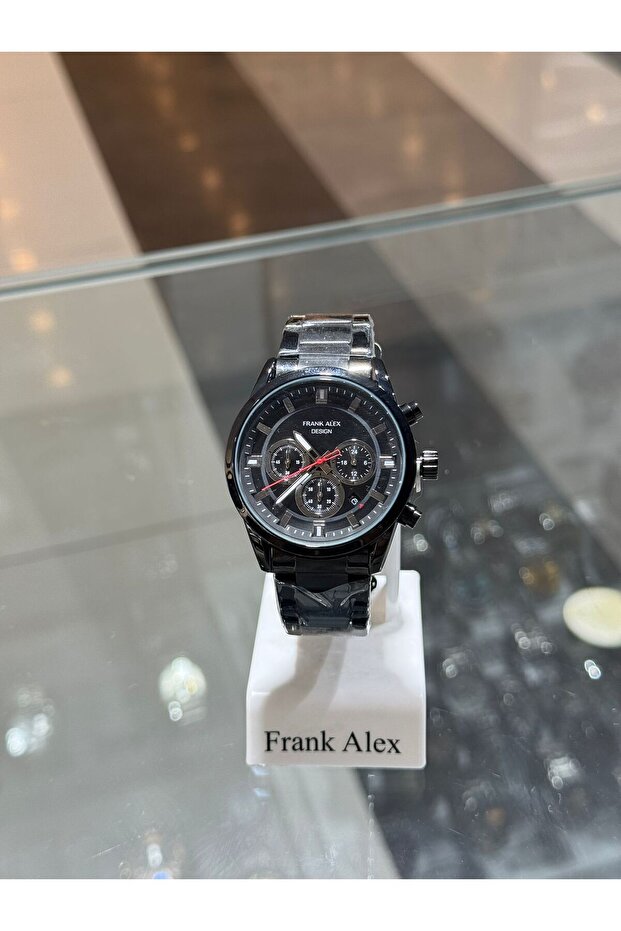 çelik kasalı erkek kol saati - 1