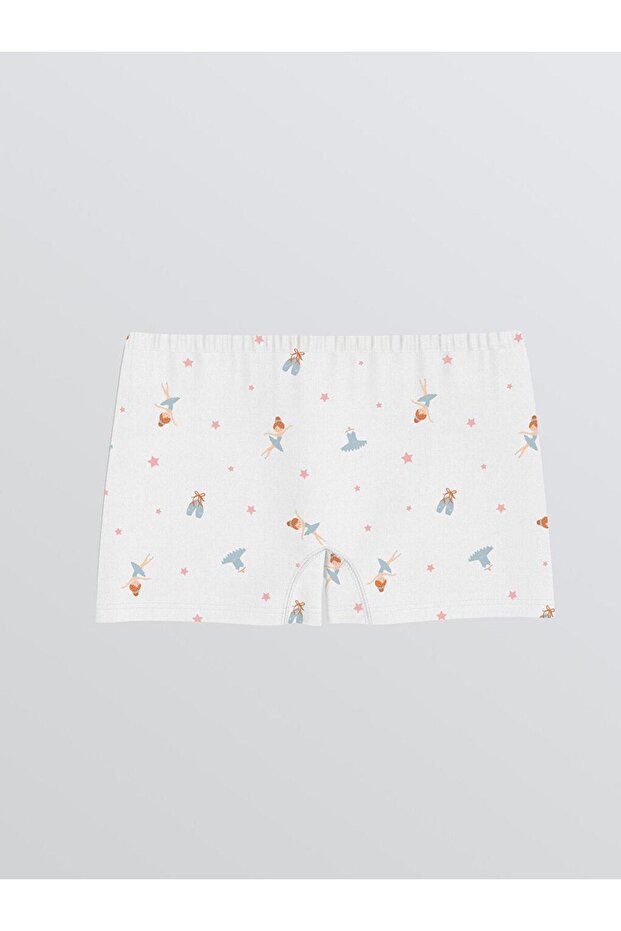 Baskılı Kız Çocuk Boxer 3'lü (W5) - 5