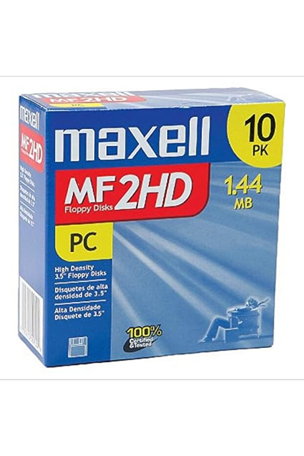 Hi-Density MF-2HD Floppy Disks – pack of 10