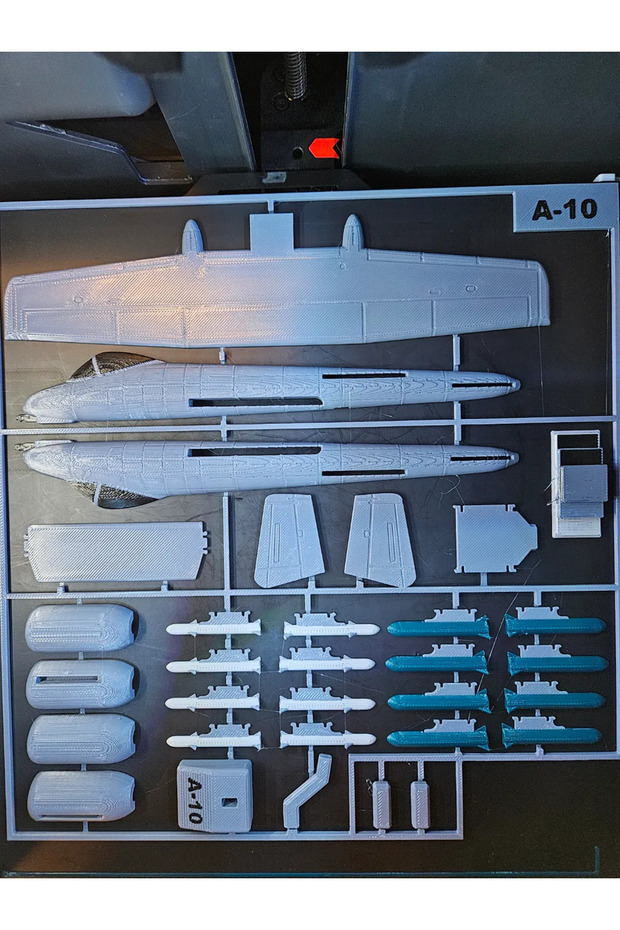 A10 Uçak Model Kiti - 4