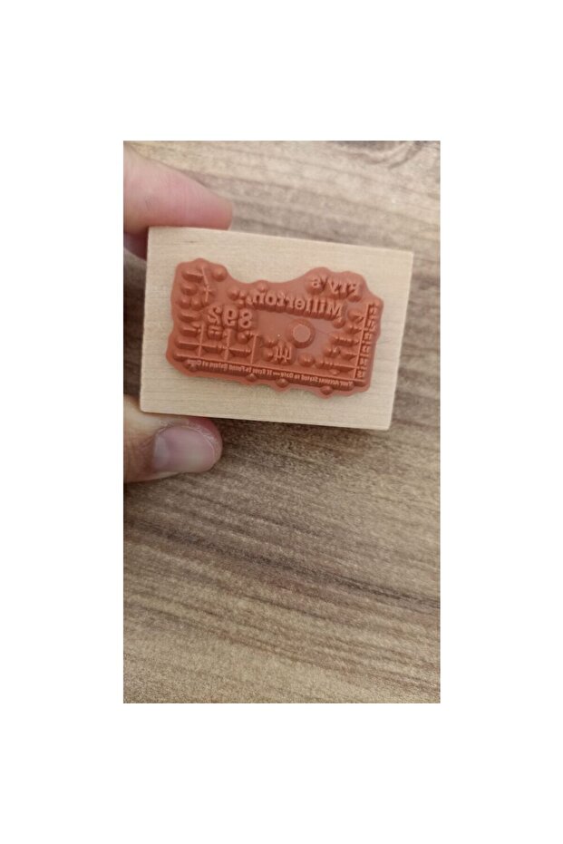 P15-Ahşap stamp - 2