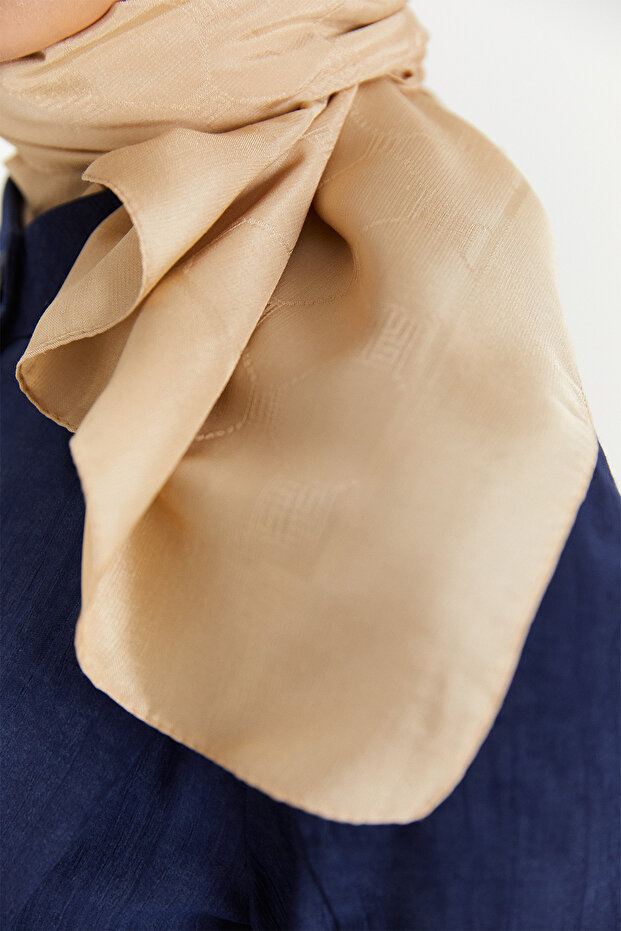 Petek Desenli Eşarp - 4