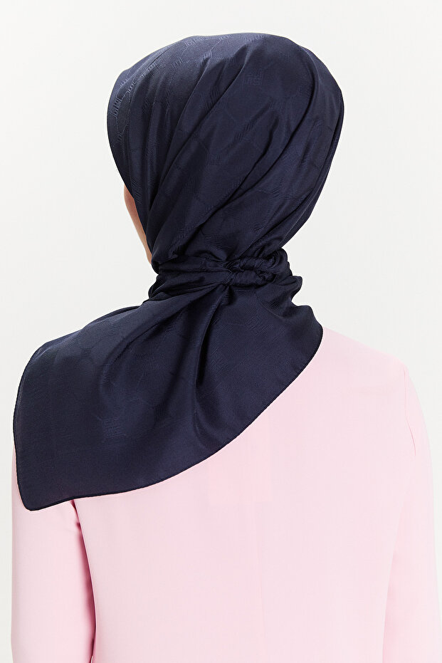 Petek Desenli Eşarp - 4