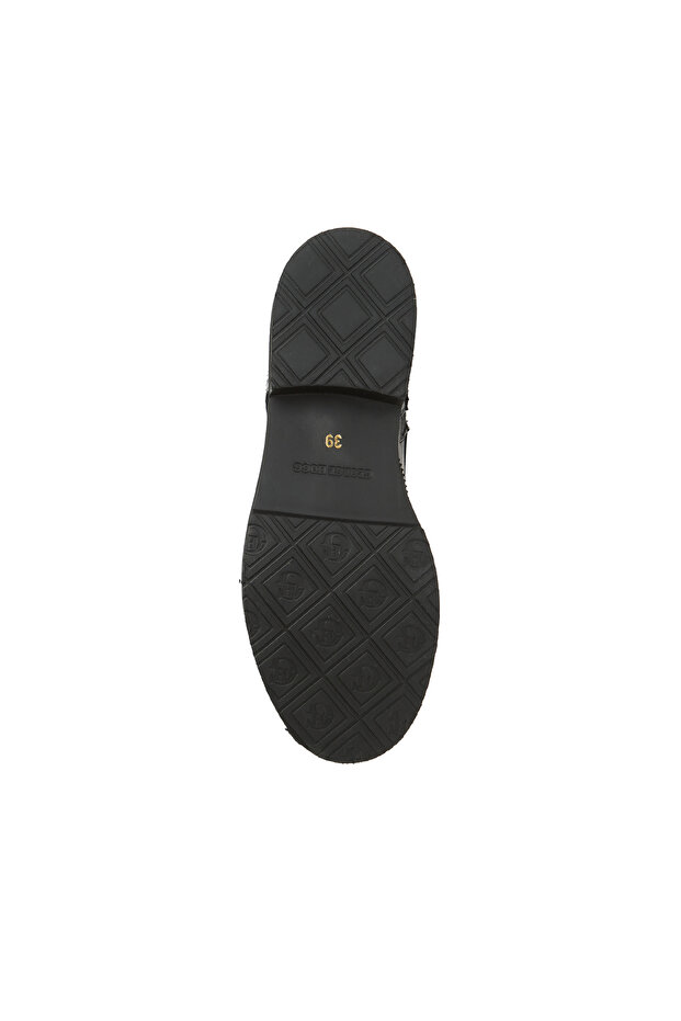 Siyah Kadın Deri Bot - 5