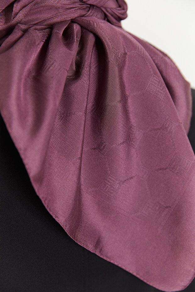 Petek Desenli Eşarp - 5