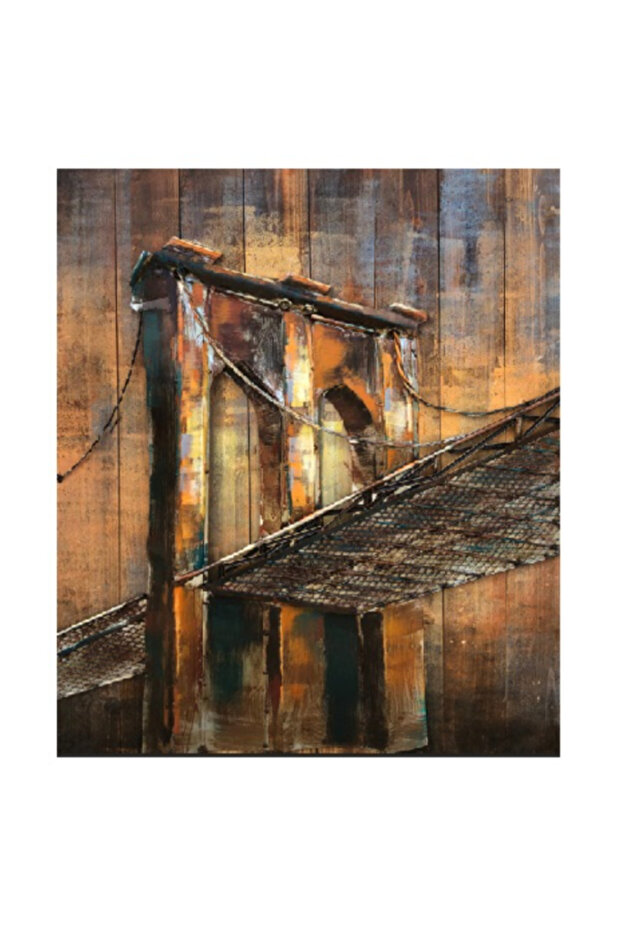لوحة جسر مستطيلة ثلاثية الأبعاد 80 × 120 سم