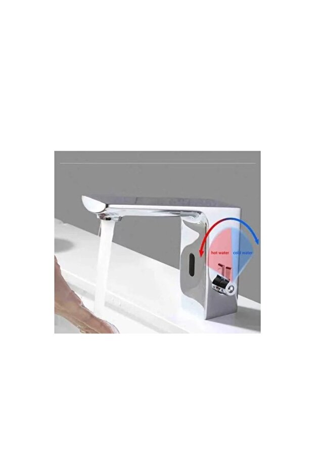 TRENDY'S sensor basin mixer, smart with mixer, DC6V, shiny chrome - 3