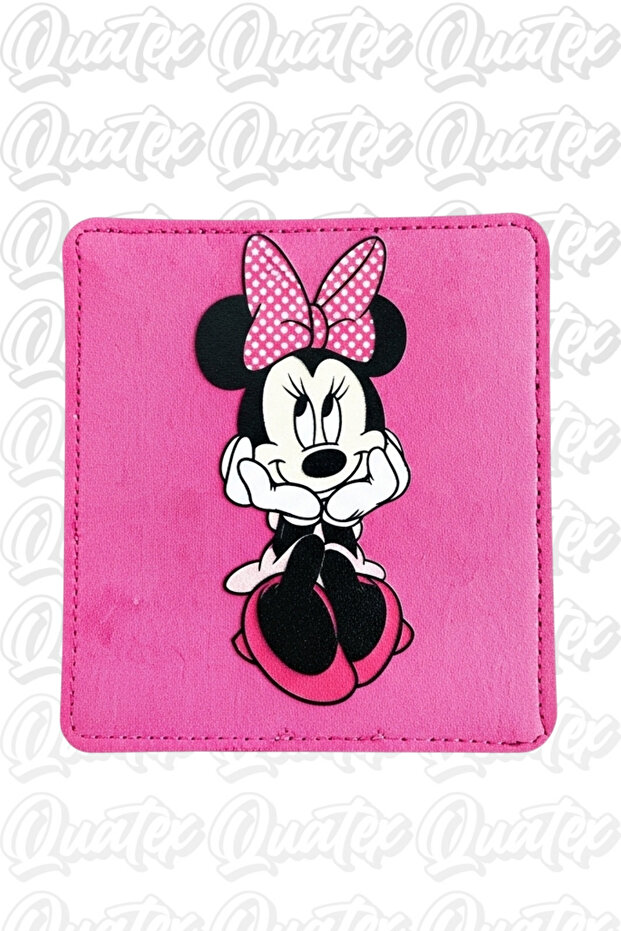 Minnie Tasarımlı Cırtlı Deri Patch - 1