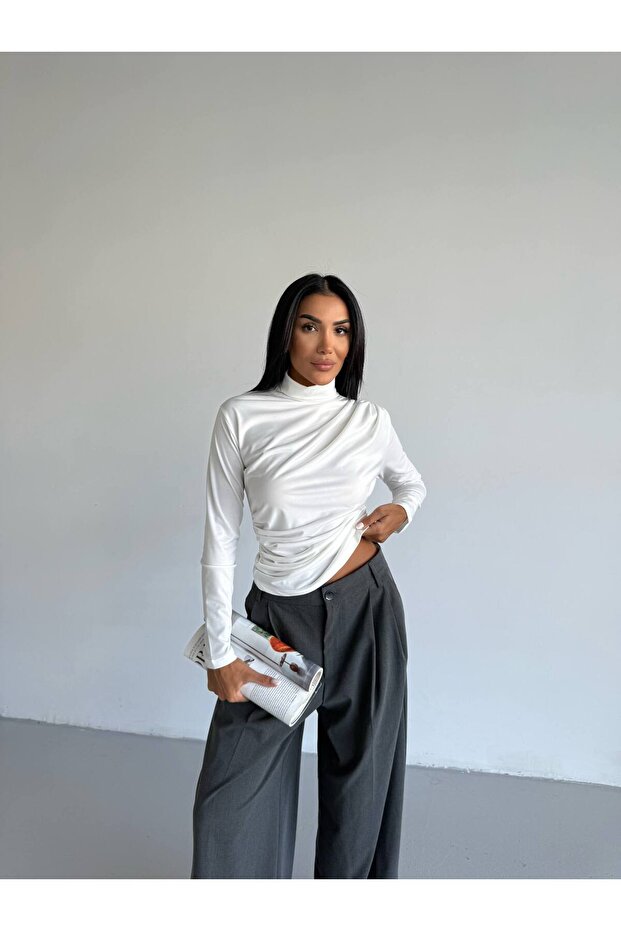 BOĞAZLI SANDY BLUZ - 3