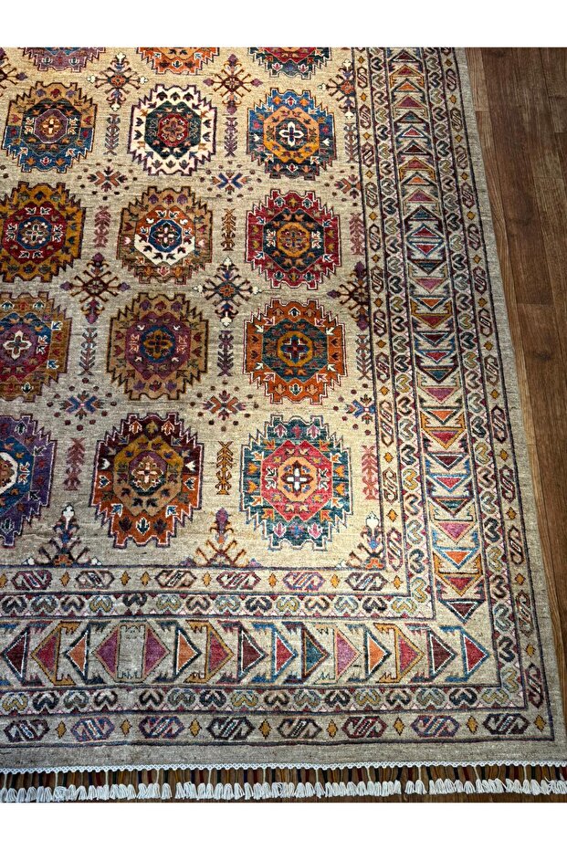 El dokuma Afgan halısı - 2