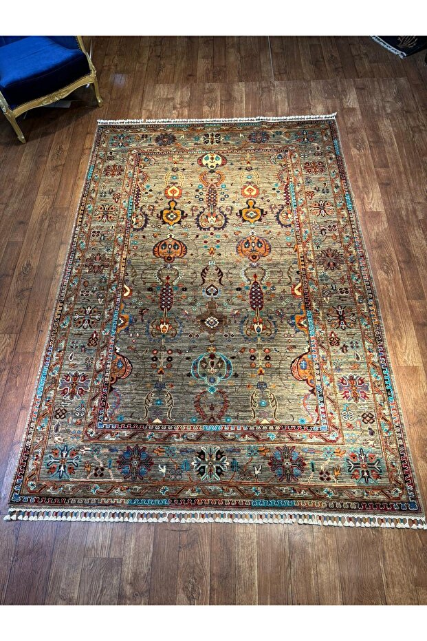 El dokuma Afgan halısı - 1