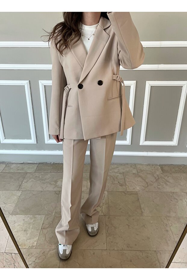 Perry Yandan Bağlamalı Ceket - 2