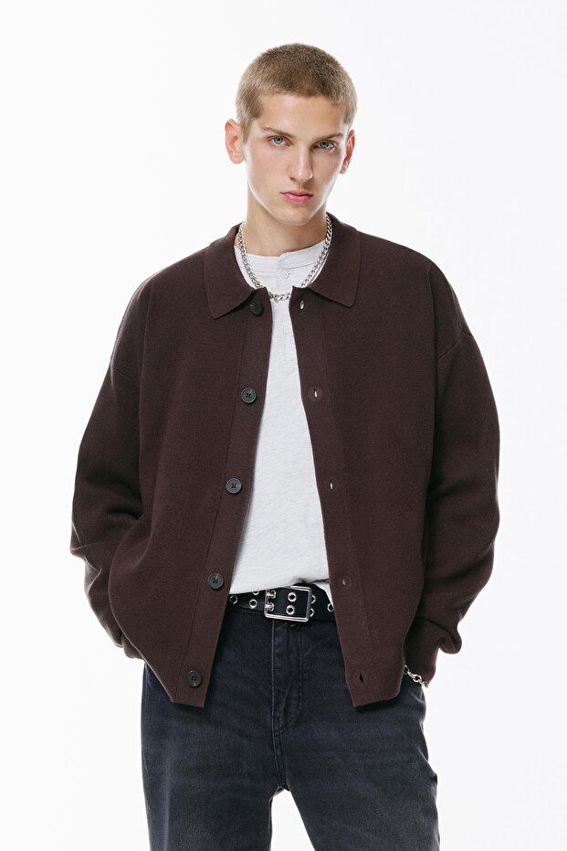 Polo yaka hırka - 2